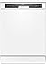 Midea - Lavavajillas 60 cm - 12 servicios - 55 db - Filtro antibacterias - Eliminación del 99.99% de Bacterias - Con sistema anti apertura infantil y programación horaria - Blanco - MFD60S100W-ES