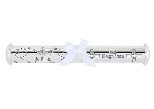 Stephan Baby Keepsake Gifts - Engraved Baby Baptismal Certificate Holder,...