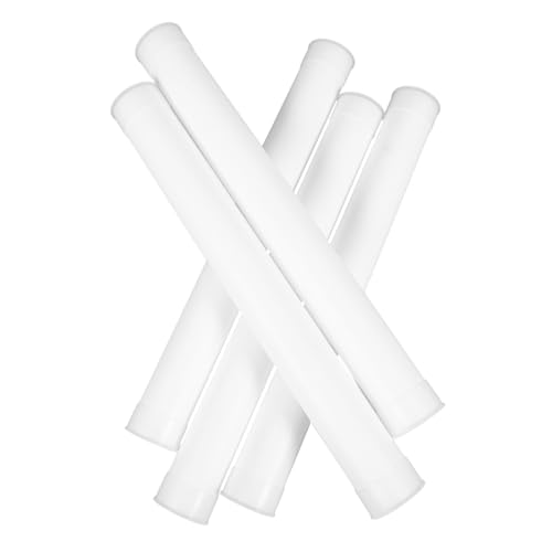 SOLUSTRE 31cm Cardboard Tube Caps 5pcs Document Storage Tube Map Storage Sturdy Pe Material Poster Holder