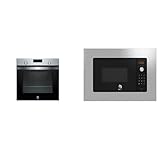 Balay 3HB4841X2 - Horno, Multifunción, A, Encastrable, 60 cm, 71 l, 7 F & 3CG6142X3 - Microondas, electrónico, Encastrable con marco, 38 cm, 20 l, 5 F, Aqualisis, Ap. L