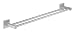 Produktbild GROHE Start Cube - Doppel- Badetuchhalter (Stichmaß: 600mm, verdeckte Befestigung, Material: Metall), supersteel, 41104DC0