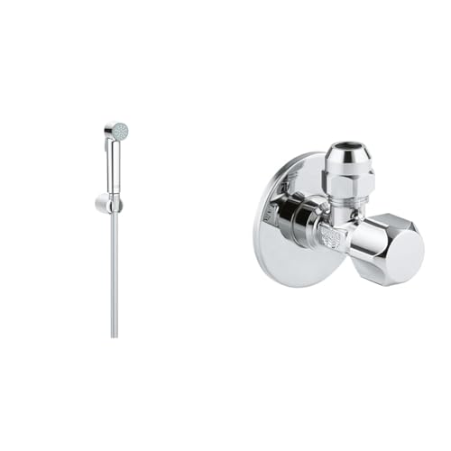 GROHE Vitalio Trigger Spray 30 Ensemble de douche chromé avec robinet d'arrêt 1/2"