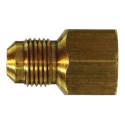 10241 Adapter, 1/2 in Male Flared x 1/2 in FNPTF, Brass