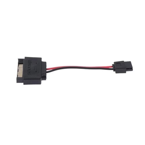 Cable adaptador SATA 15 pines a 6 pines para alimentación miniatura 3