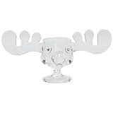 Costume Agent Vacation Movie Moose Mug Acrylic Christmas Clear Eggnog Mug (1 Pack)