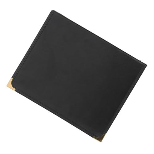 MOLUCKFU Portable Menu Book Cover PVC Binder Shell for Restaurant Menu Protector Case