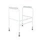 Homecraft Adjustable Steel Toilet Surround Frame, Toilet Safety Frame, Ideal for Elderly & Disabled, With or Without Floor Fixing Feet, (Eligible for VAT relief in the UK)