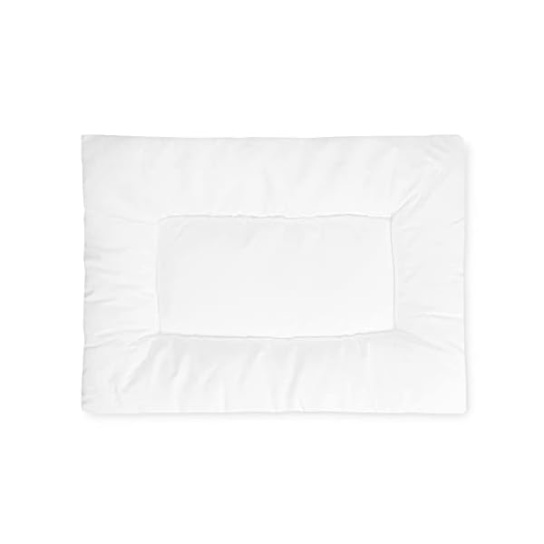 Julius Zöllner Kindersteppbett-Set Basic, Decke mit Kissen, Standard 100 by OEKO-TEX, Größe 100x135 + 40x60 cm, Weiß – Bild 7