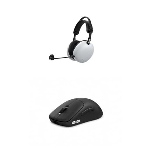 Sony INZONE H9 II kabelloses Gaming-Headset mit Noise Cancelling, weiß + INZONE Gaming-Mouse