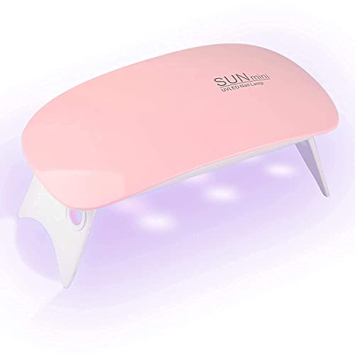 Mini UV LED Nail Lamp 6W | Portable USB Nail Dryer for Gel Polish...