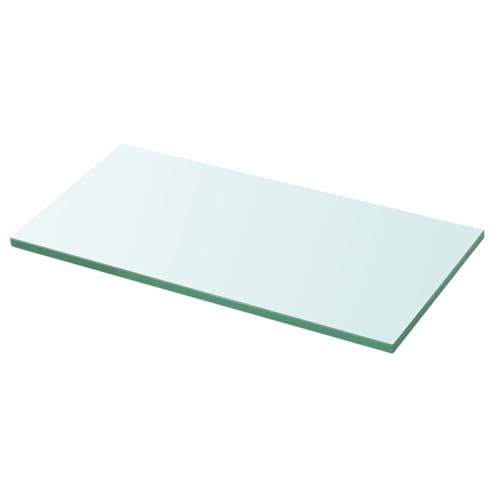 Kavolet 30 x 12 cm, Estante de Cristal, Estante Transparente, Estante de Cristal, Estante de Cristal para baño, Estante de Pared, Estante de baño, 8 mm de Grosor