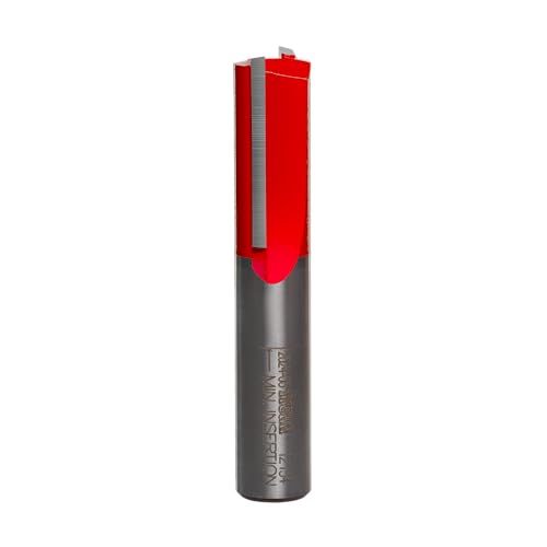 Image of Freud 12-134: 9 /16 inch (Dia.) Double Flute Straight Bit with 1 /2 inch Shank Red