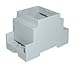 CAMDENBOSS CNMB/4W/2 DIN RAIL ENCLOSURE, PC, GREY (10 pieces)