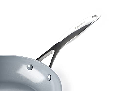 GreenPan Frying Pan, Non Stick, Toxin Free Ceramic Pan - Induction & Oven Safe Cookware - 26 cm, Grey 5 Gallery Image
