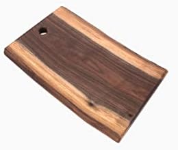 Live Edge Black Walnut Cutting Board, American Amish Handmade, Each Cutting Board is Unique, X Large Cutting Board 10" x 15"…