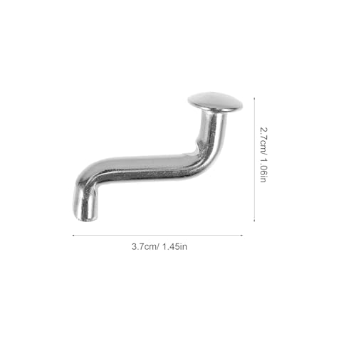 SKISUNO J Bolt Pallet Rack Hook Safety Pin Heavy Duty Clip with Flat Head Rivets for Warehouse Storage and Industrial Pallet Racking Accessories