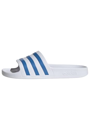 adidas Damen Adilette Aqua Slides, Cloud White / Blue Fusion / Cloud White,...