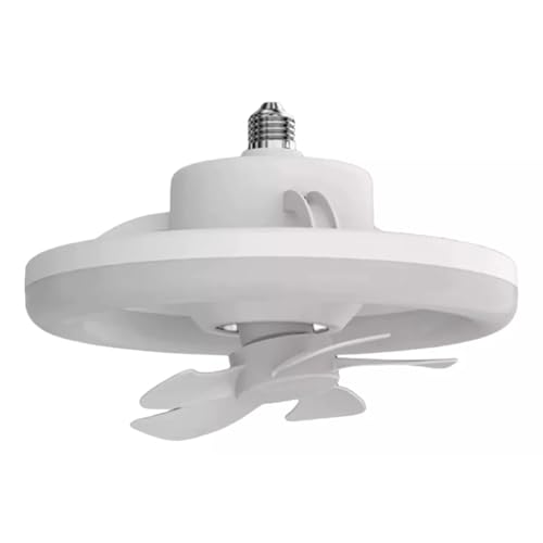 Ventilador Luminária De Teto Lâmpada Led Rotação 360° 50w Com Controle Remoto, Temporizador, Aromati