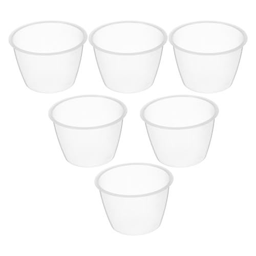 OSALADI 6 Tazas Medidoras Transparentes de Plástico Pp para Arroz y Líquidos, 120 Ml, Accesorio para Olla Arrocera, Herramienta de Medición Precisa para Cocina Doméstica