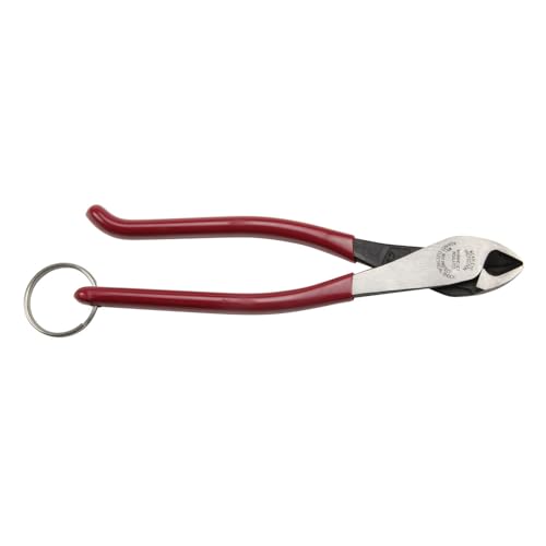 Alicates de corte diagonal Klein Tools para ferralla con anillo anticaídas de ocho pulgadas 6