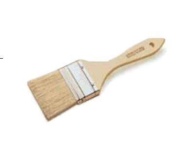 TA640 Throwaway Paint/Chip Brush, High Quality Natural Bristle, Tin Ferrule and an Un-Lacquered Wood Handle Double Thick Brush, 4"