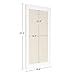 DesignOvation Bosc Framed Linen Fabric Pinboard, 18.5x27.5, White