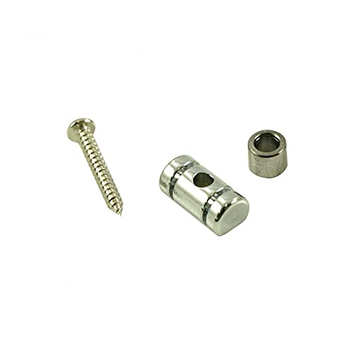 WD MUSIC BARREL STRING RETAINER WITH SCREW CHROME ストリングガイド クローム