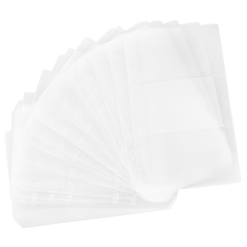 NUOLUX ����A6�T�C�Y6���v���X�`�b�N�o�C���_�[�|�P�b�g 20������ ���ރt�@�C�����O�o�b�O �w�K�p���[�Y���[�t���[�����P�[�X