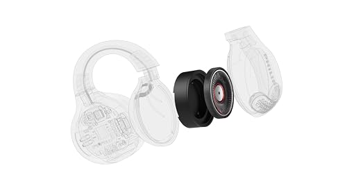 Image of Philips Q2000 Ear-Cuff Style True Wireless Bluetooth Earbuds - 28 Hours Play Time, Clear Calls, Multipoint Connectivity, IPX4 Sweat-Resistant, Black