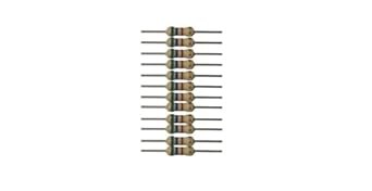 DEPOKE 50 Pcs 560 Ohm Carbon Film Resistor CFR 1/4 W Resistance 0.25 Watt 250mW ?5% Tolerance 560 MR ? ohm MF Through Hole Resistors Axial Lead For DIY For DIY