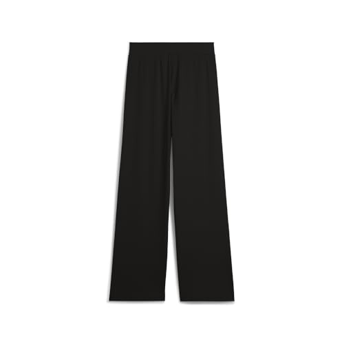PUMA Womens Essentials Elevated Rib High Waisted Pants Casual - Black2