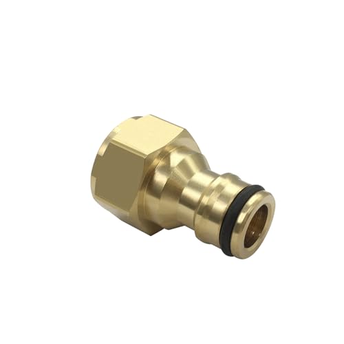 Image of 2PCS Brass Pressure Washer Adapter M22 Female with Quick Connector