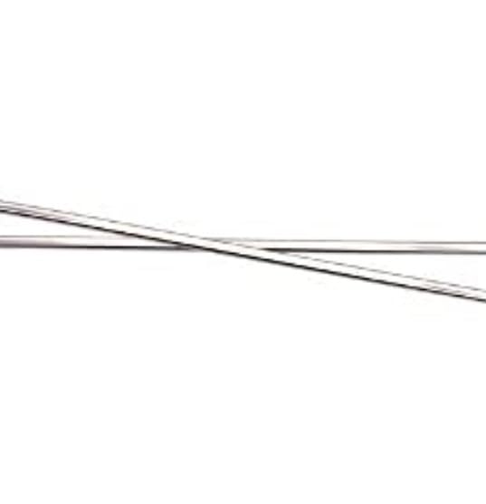 KnitPro Nova Cubics Single Pointed Needles 12" (30cm), Silver, 3.25mm - Image 3
