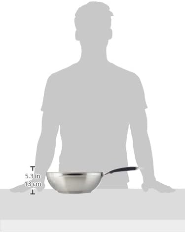 Amazon Basics 11 wok pan (28cm) by Amazon Basics