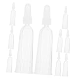VICASKY 60 Ersatz Ampullenspitzen 2 Ml mit Transparentem Tpe Handschutz Flexibler Applikatorverschluss für Präzise Flüssigkeitsdosierung bei Kosmetik Medizin und Labor