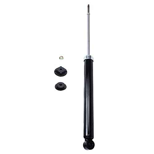 Image of Detroit Axle - Rear 2pc Shock Absorbers for 2006-2014 Toyota Yaris, 2 Complete Shock Absorbers Assembly 2007 2008 2009 2010 2011 2012 2013 Replacement