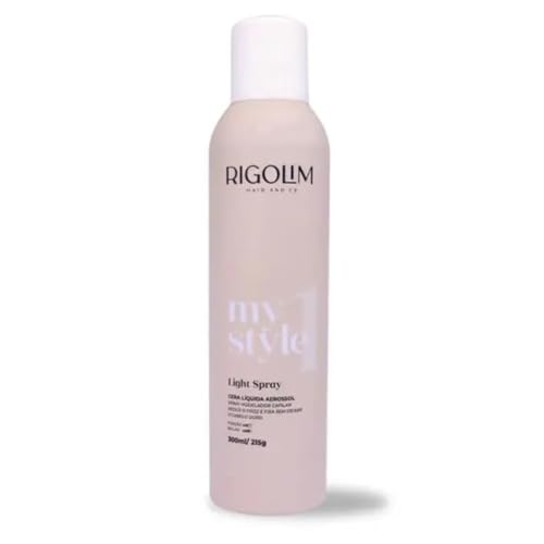 Spray Fixador Cera Líquida Capilar Rigolim 300ml para Finalização Modelagem e Controle de Penteados