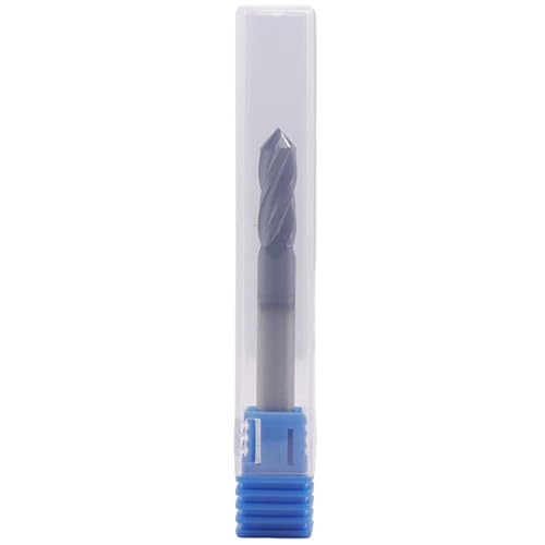 Image of BestParts 2Pcs 1 /4 inch 4-Flute 90 Degree Solid Carbide Drill Mill - AlTiN Coated, 90 Included Angle, 4 Flute, 1 /4 inch Cutting Diameter, 1 /4 inch Shank Diameter, 3 /4 inch Length of Cut, 2-1 /2 inch Overall Length