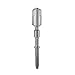 Electric Hammer Drill Adapter Practical Impact Drill Bits Square Handle Round Handle Lengthen Drill Bits for Industry Steel Impact Drill Bit Converter Portable Electric Hammer Drill Adapter