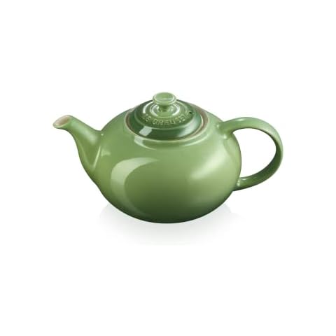 LE CREUSET Tetera Classic de cerámica de gres, 1,3L, Bamboo Cover