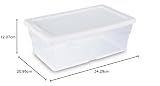 Sterilite 16428012 pudełko do przechowywania 6-qt/biała pokrywka 2 szt