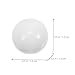 Vaguelly 3pcs Resin Roulette Wheel Beads Essential Table Game Accessory for Immersive Gameplay