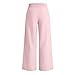 Linen Pants for women palazzo boho Pants Summer 2026 womens cotton Linen Wide Leg pants high waisted gaucho petite womens plus size Beach gauze Pant maternity Flowy Lightweight Capris Light Pink
