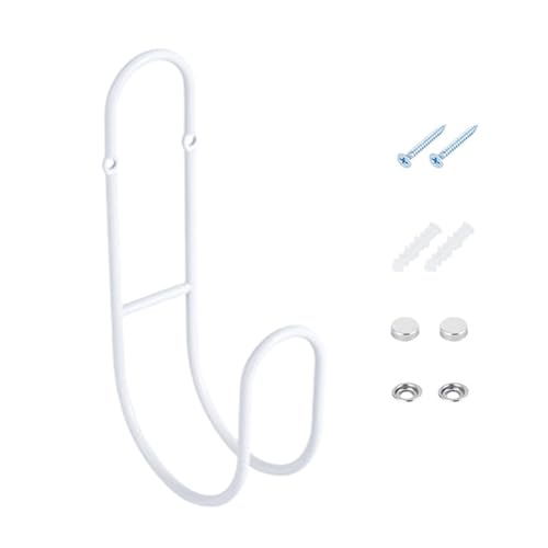 Soporte de manguera de acero inoxidable para exteriores, organizador de jardín a prueba de óxido y soporte de almacenamiento de manguera para exteriores con tornillos