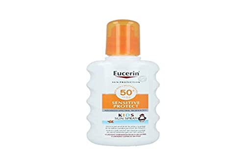 6 mejores cremas solares factor 50 18 Eucerin - Spray Kids Sun FPS 50+
