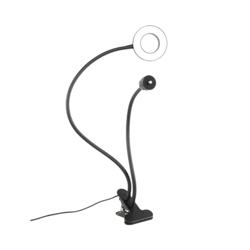 Lámpara de anillo Uonlytech con clip para evitar sombras en tus fotos