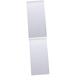 Persianas Para Puertas Corredizas DECHOUS 2 Piezas Cortinas para Puertas Correderas Persianas para El Hogar Cortinas para Puertas Corredizas De Vidrio Cortinas Laterales Empujar y Jalar Puerta Corrediza Blanco