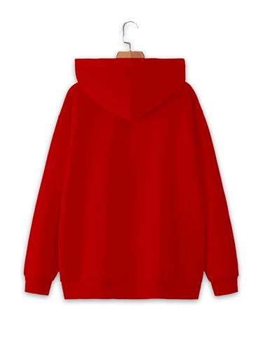 Image of Mack Jonney Solid Hooded Cotton Fleece Sweatshirt for WOMEN-VMACK639218