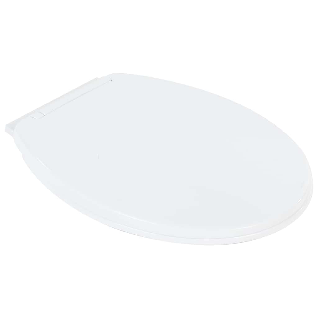 vidaXL WC Rimless, Ceramica, Bianco, 50,5x36,5x50 cm, Sedile Soft-Close, Altezza Comfort +7 cm, WC a Coppia Stretta, Design Slim, Bagno, Scarico Igienico