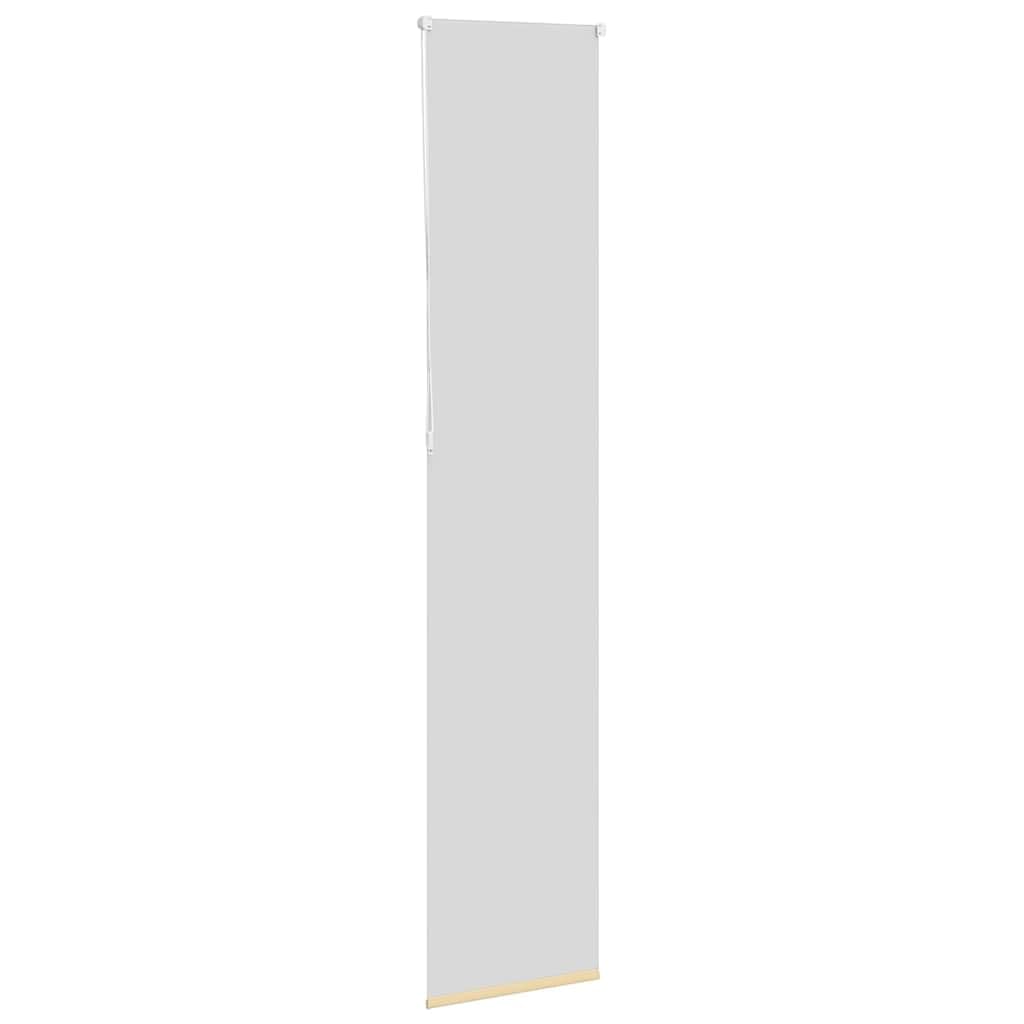 Tenda a rullo oscurante, beige, 60 x 230 cm, larghezza del tessuto 55,7 cm, in poliestere, con protezione dalla luce e regolazione del calore, morsetti per finestre con spessore di 1,6-2,5 cm